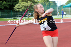 Girls Under-15s Javelin, 2022 Northern Inter Counties U17s and U15s Track and Field, York, Thursday, June 2nd. Photo: David T. Hewitson/Sports for All Pics